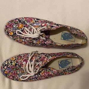 Floral Vans
